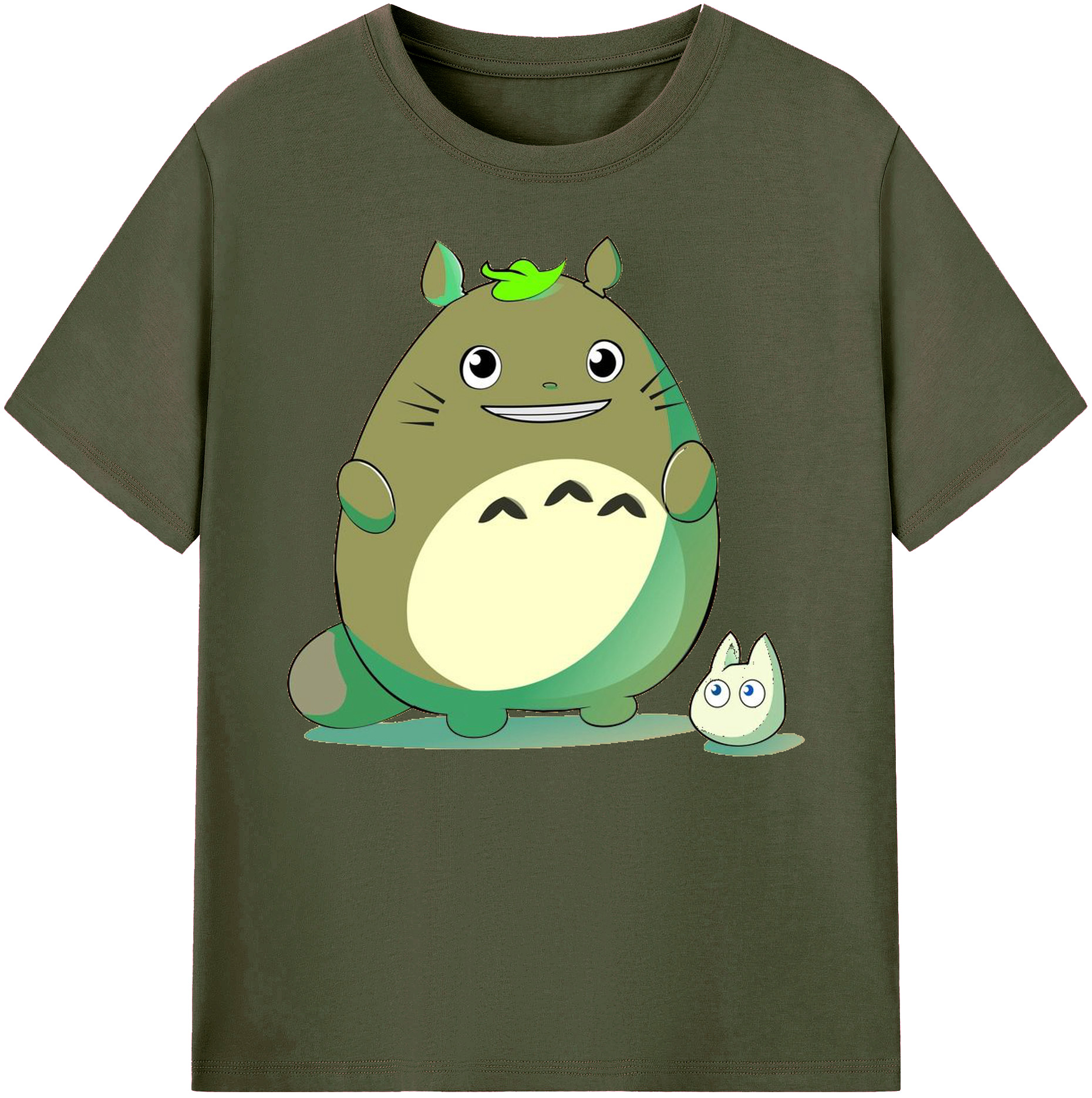 （画像用） となりのトトロ 草壁メイ 草壁サツキ My Neighbor Totoro Satsuki Kusakabe Mei Kusakabe 綿100％ メンズ半袖Tシャツ｜肌触りやわらか＆通気性
